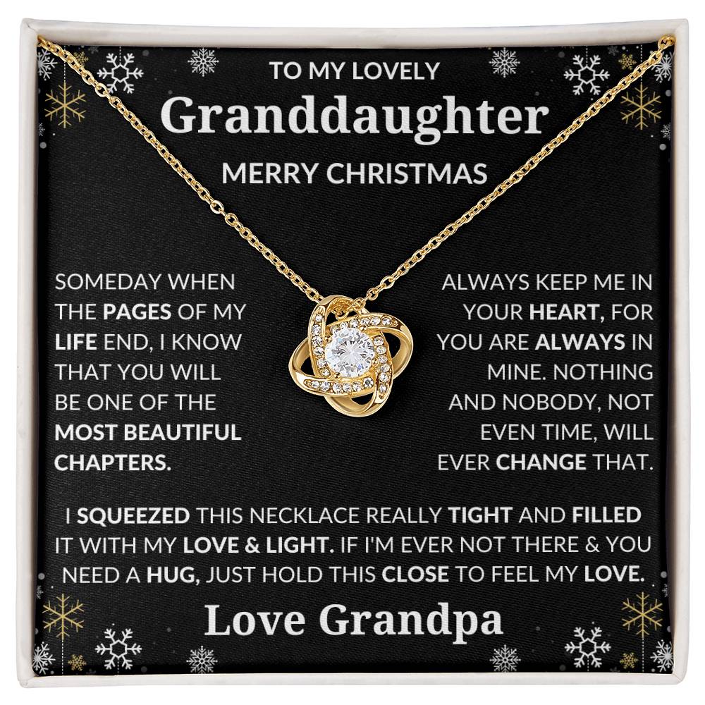To My Lovely Granddaughter - Merry Christmas - Always keep