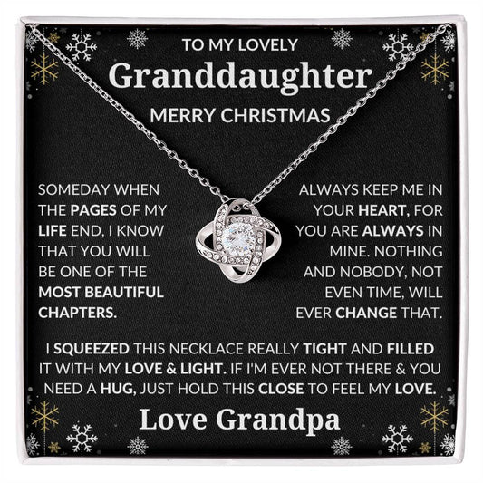 To My Lovely Granddaughter - Merry Christmas  - Always keep me in your heart